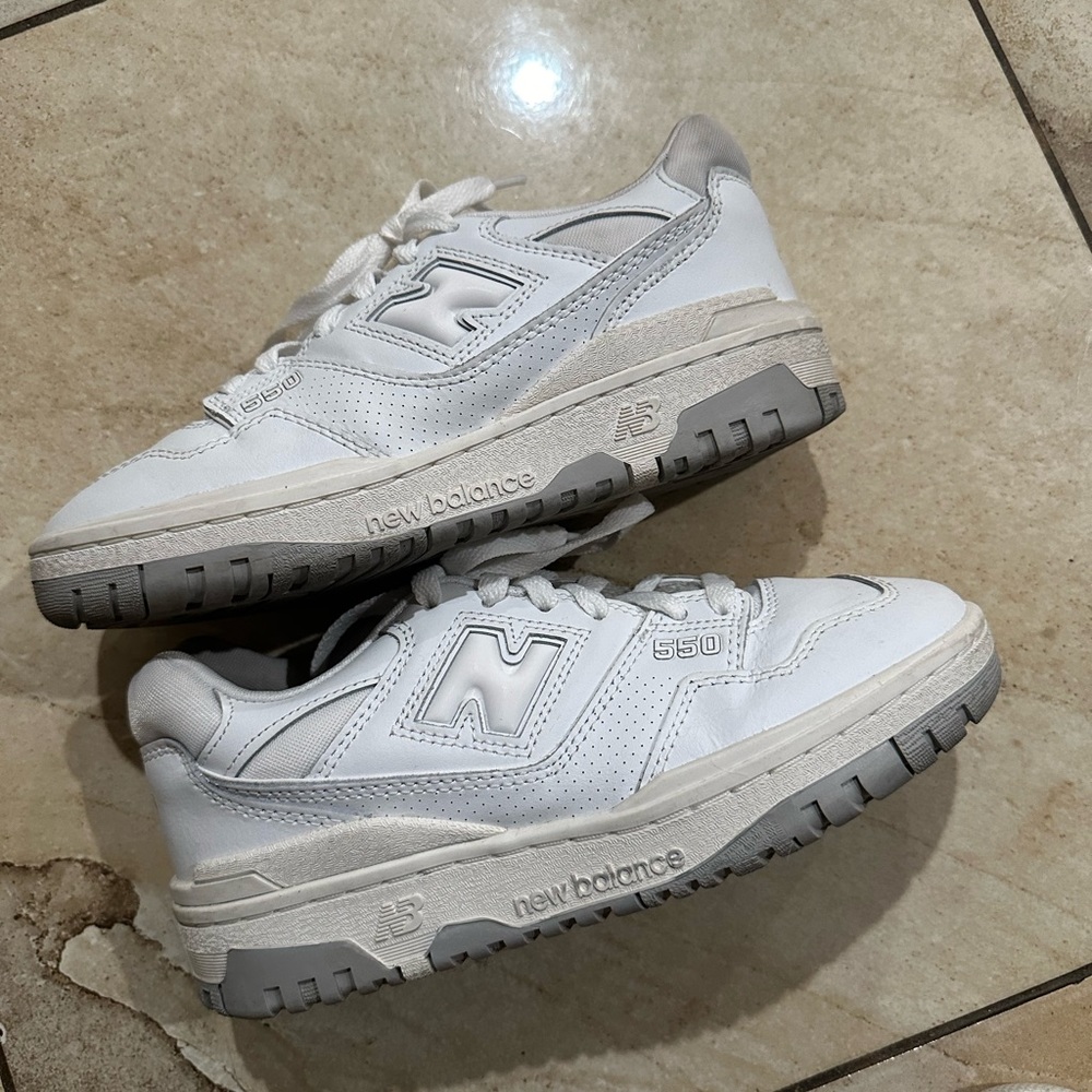 New balance 550 gray & white